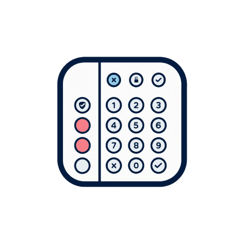 Smart Alarm System Icon