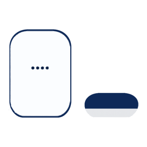 Smart Speakers Blue Icon