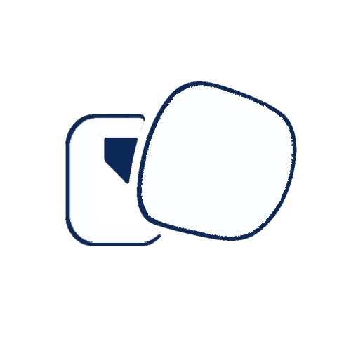 Presence Sensor White Blue Icon