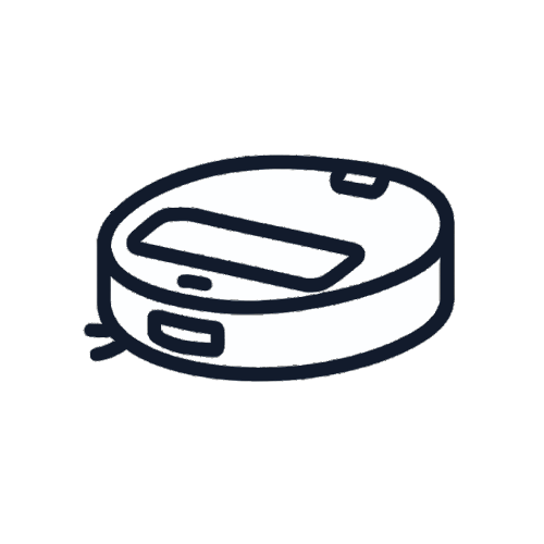 Robot Vacuum Blue Icon