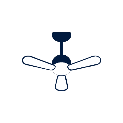 Smart Ceiling Fan Blue Icon