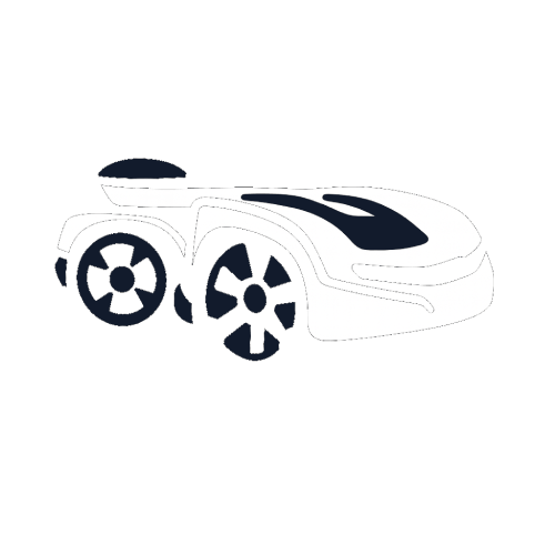 Smart Mower Blue Icon