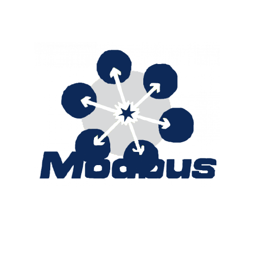 Modbus Icon Logo Blue